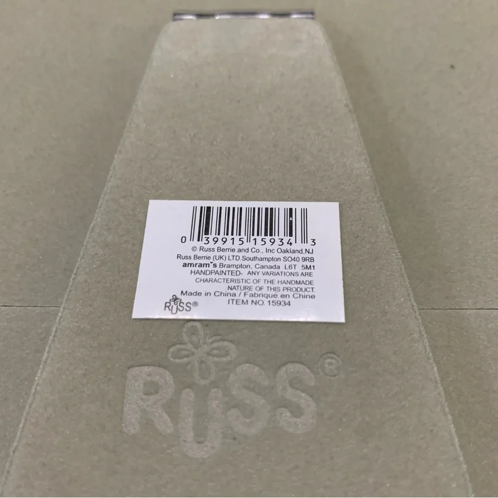 Russ “White Lace and Promises” white roses porcelain photo frame wedding gift